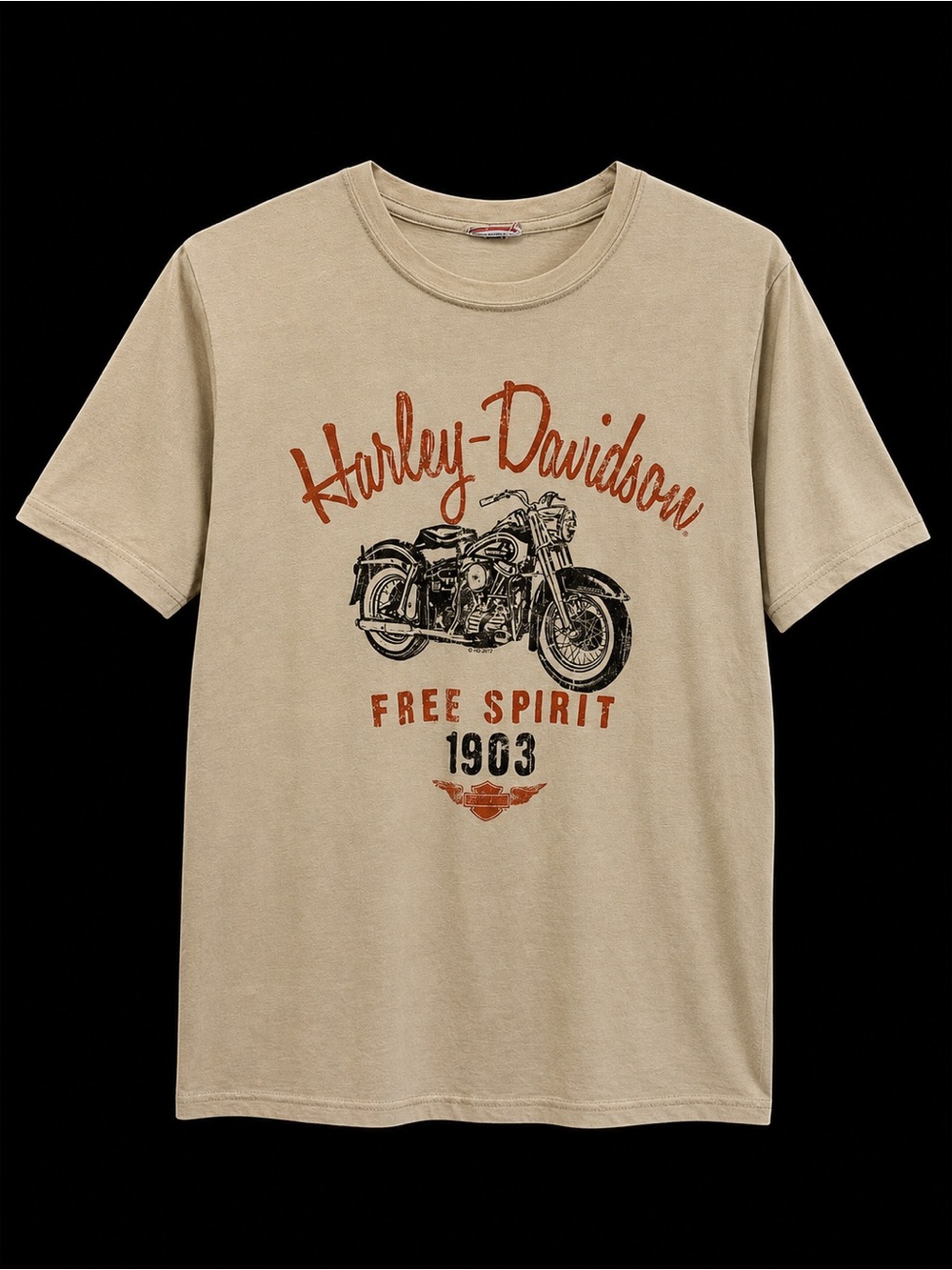 Harley-Davidson Tan Short Sleeve